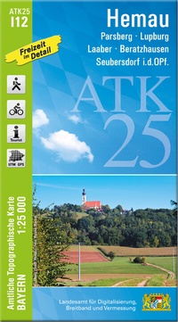 Abbildung von: ATK25-I12 Hemau (Amtliche Topographische Karte 1:25000) - Landesamt für Digitalisierung, Breitband und Vermessung, Bayern