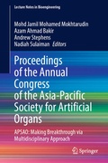 Cover: Proceedings of the Annual Congress of the Asia-Pacific Society for Artificial Organs - Springer