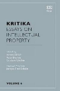 Abbildung von: Kritika: Essays on Intellectual Property - Edward Elgar Publishing