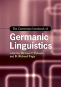 Cover: The Cambridge Handbook of Germanic Linguistics - Cambridge University Press
