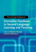 Cover: The Cambridge Handbook of Corrective Feedback in Second Language Learning and Teaching - Cambridge University Press