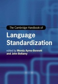 Cover: The Cambridge Handbook of Language Standardization - Cambridge University Press