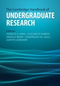 Cover: The Cambridge Handbook of Undergraduate Research - Cambridge University Press