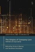 Cover: The Origins of Company Law - Hart Publishing