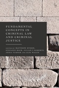 Cover: Fundamental Concepts in Criminal Law and Criminal Justice - Hart Publishing