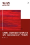Cover: National Security Constitutionalism in the Commonwealth Five Eyes States - Hart Publishing