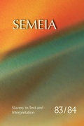 Cover: Semeia 83/84 - Society of Biblical Literature