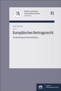 Bild: Europäisches Vertragsrecht - Berliner Wissenschafts-Verlag