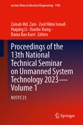 Cover: Proceedings of the 13th National Technical Seminar on Unmanned System Technology 2023-Volume 1 - Springer