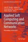 Cover: Applied Soft Computing and Communication Networks - Springer