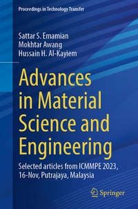 Enlarge image Cover: Advances in Material Science and Engineering - Springer