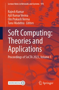 Enlarge image Cover: Soft Computing: Theories and Applications - Springer