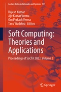 Cover: Soft Computing: Theories and Applications - Springer