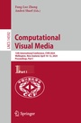 Cover: Computational Visual Media - Springer
