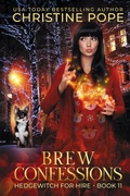 Cover: Brew Confessions (Hedgewitch for Hire, #11) - Dark Valentine Press