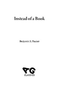 Enlarge image Cover: Instead of a Book - Avant-Garde Classics