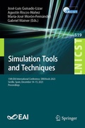 Cover: Simulation Tools and Techniques - Springer