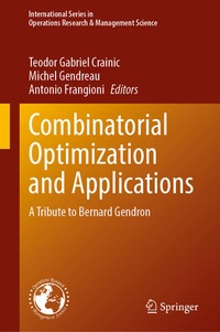Enlarge image Cover: Combinatorial Optimization and Applications - Springer