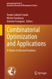 Enlarge image Cover: Combinatorial Optimization and Applications - Springer