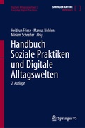 Cover: Handbuch Soziale Praktiken und Digitale Alltagswelten - Springer VS