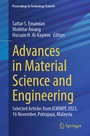 Cover: Advances in Material Science and Engineering - Springer