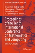 Cover: Proceedings of the Tenth International Conference on Mathematics and Computing - Springer