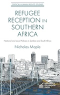 Cover: Refugee Reception in Southern Africa - University of London Press