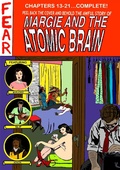 Cover: MARGIE and the Atomic Brain, Book 2: Atom Thing from Planet Red - Redfiend Publishing
