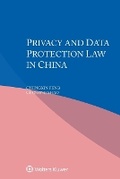 Cover: Privacy and Data Protection Law in China - Kluwer Law International