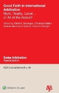 Cover: Good Faith in International Arbitration - Kluwer Law International