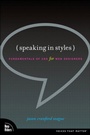 Cover: Speaking in Styles - New Riders
