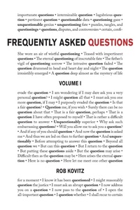 Enlarge image Cover: Frequently Asked Questions, Volume 1 - Treyf Books