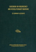 Cover: Casebook on Insurgency and Revolutionary Warfare - Conflict Research Group