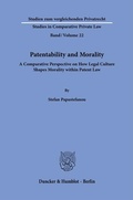 Bild: Patentability and Morality. - Duncker & Humblot
