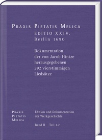 Abbildung von: Johann Crüger: PRAXIS PIETATIS MELICA. Edition und Dokumentation der Werkgeschichte - Harrassowitz Verlag
