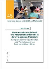 Abbildung von: Wissenschaftspropädeutik und Mathematikunterricht in der gymnasialen Oberstufe - Waxmann