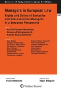 Cover: Managers in European Law - Wolters Kluwer