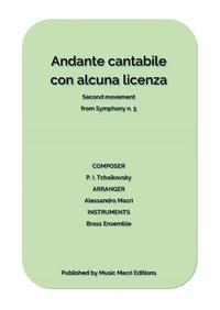 Abbildung von: Andante cantabile con alcuna licenza - Second movement from Symphony n. 5 - Music Macrì Editions