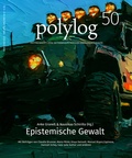Cover: Epistemische Gewalt - Wiener Gesellschaft f. interkulturelle Philosophie