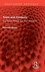 Cover: Texts and Contexts - Routledge