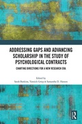 Cover: Addressing Gaps and Advancing Scholarship in the Study of Psychological Contracts - Routledge