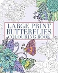 Cover: Large Print Butterflies Colouring Book - Arcturus