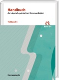Abbildung von: Handbuch der deutsch-polnischen Kommunikation - Harrassowitz Verlag