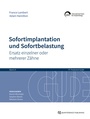 Cover: Sofortimplantation und Sofortbelastung - Quintessenz Verlag