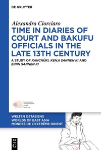 Abbildung von: Time in Diaries of Court and Bakufu Officials in the late 13th Century - De Gruyter