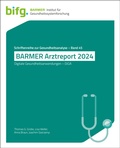 Cover: BARMER Arztreport 2024 - Barmer