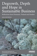 Cover: Degrowth, Depth and Hope in Sustainable Business - Routledge