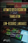 Cover: Automatic Speech Recognition and Translation for Low Resource Languages - Wiley-Scrivener