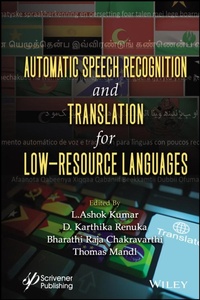 Abbildung von: Automatic Speech Recognition and Translation for Low Resource Languages - Wiley-Scrivener