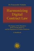 Cover: Harmonizing Digital Contract Law - Nomos